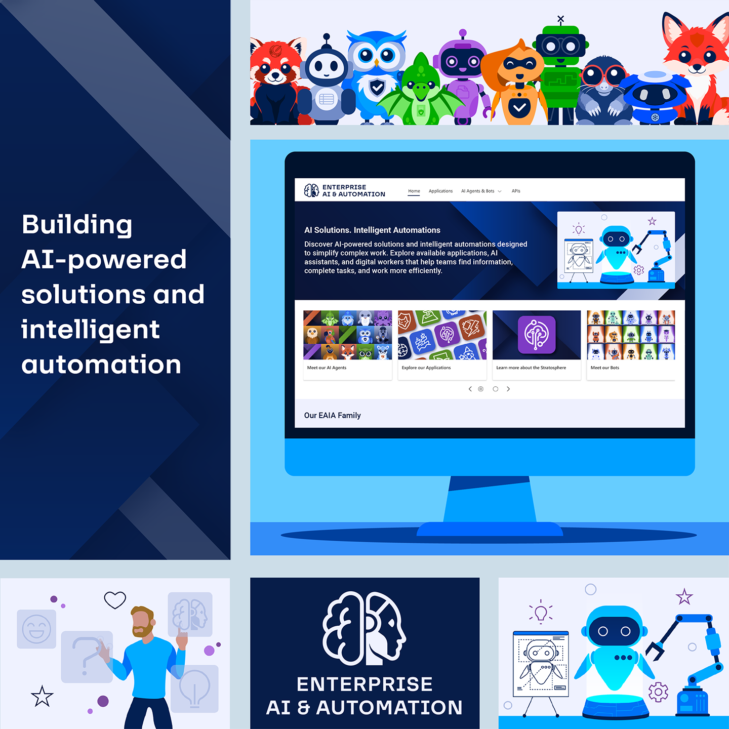 Enterprise AI and Automation visual system