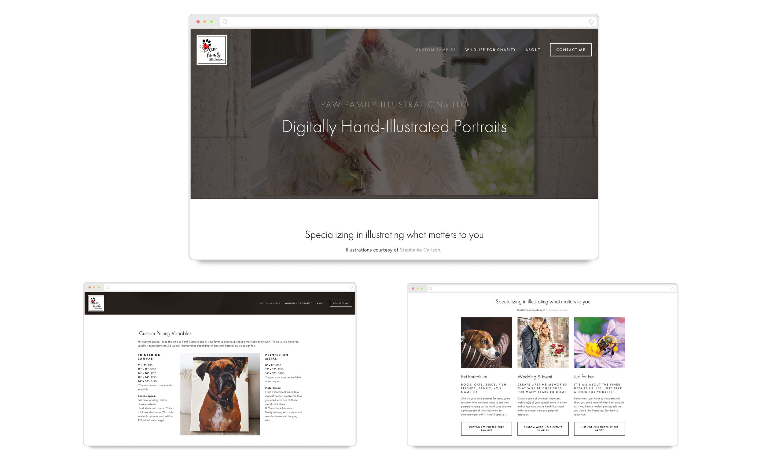 Website Mockups